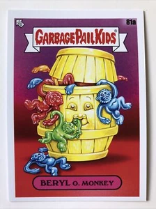 Garbage Pail Kids 2024 Topps Kids At Play Sticker Beryl O. Monkey 81a - Picture 1 of 2