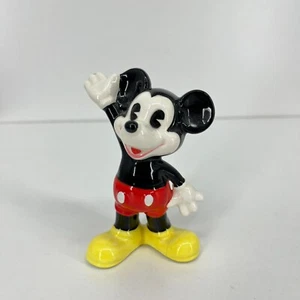 Vintage Mickey Mouse Figurine Ceramic Porcelain Walt Disney Productions Japan - Picture 1 of 7