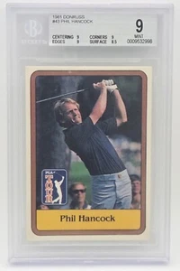 1981 Donruss Golf Phil Hancock #43 BECKETT MINT 9 - Picture 1 of 2