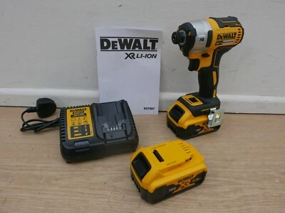 DeWALT  DCF887P2 18v xr brushless impact driver  2 x 5 ah li-ion + tstak case - Image 1 of 2