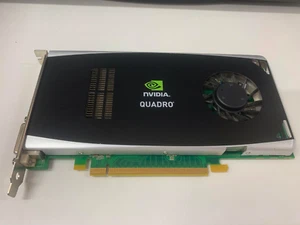 Nvidia Quadro DUAL DISPLAY PORT & DVI PORT FX-1800 768mb PCI-E Graphics Card - Picture 1 of 5