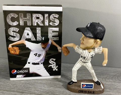 Chris Sale Chicago White Sox Pepsi  Bobblehead With Box Stadium Giveaway 2014 Cover