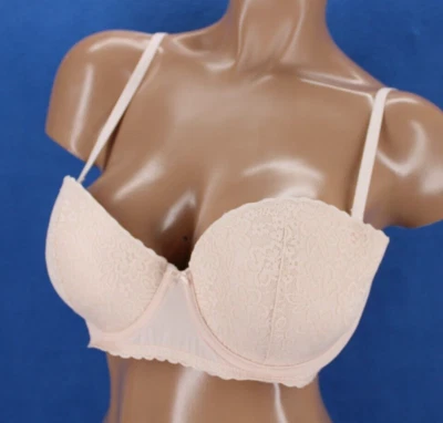 Sujetador Aerie Forrado con Aros Balconette Sin Tirantes Multi Vía Talla 38C #E3950 Foto 1 de 4