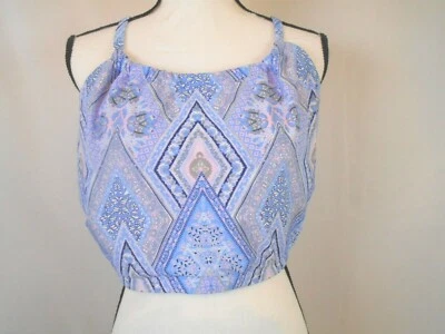 Nuevo con etiquetas Xhilaration Traje de baño Halter Top Mujer Plus 20W Sujetador acolchado espalda cruzada Foto 1 de 4