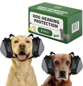 2 Pack Dog Ear Muffs for Med/Large Dogs Hearing Protection - Fireworks Hunting - Picture 1 of 4