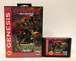Streets of Rage 2 TMNT Project para Sega Genesis/Mega Drive - Imagen 1 de 2