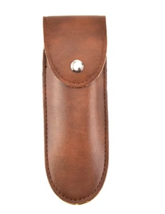 Bolsa de almacenamiento para vino Abrebotellas Soporte sacacorchos Bolsillo Cuero Marrón w837 - Imagen 1 de 4