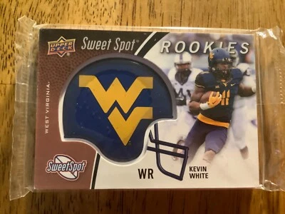 Casco de fútbol americano Upper Deck Sweet Spot 2015 Kevin White Foto 1 de 2