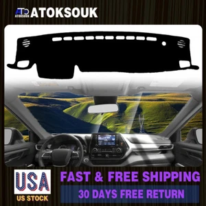 Sunproof Dashboard Cover Mat for 20-25 Toyota Highlander Interior Protection Pad - Picture 1 of 12