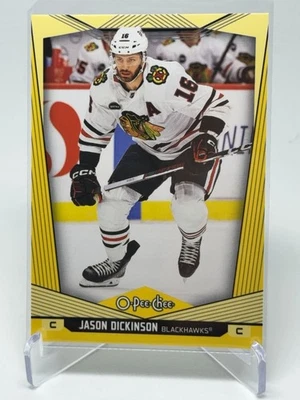 2024-25 O-Pee-Chee - Jason Dickinson #76 Yellow Border - Image 1 of 2