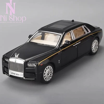 1:24 Rolls-Royce Phantom Aleación Die-cast Modelo Coche Juguete Sonido y Luz Niños Juguetes de Regalo Foto 1 de 4