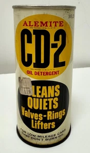 Vintage ungeöffnet Alemite CD-2 ÖLWASCHMITTEL 14 flüssige Unzen Dose Pop Top Neu aus altem Lagerbestand - Bild 1 von 3