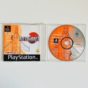 Ace Combat 2 Sony PS1 Sony PlayStation 1 PS1 Rare Video Game Case, Disk & Manual - Picture 1 of 6