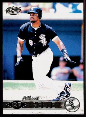 Tarjeta de béisbol 1999 Pacific #97 Albert Belle Chicago White Sox Foto 1 de 2