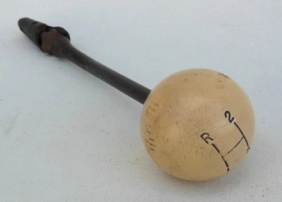 Brazo de cambio vintage con perilla de bola de 3 velocidades Foto 1 de 4