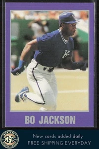Bo Jackson 1990 St☆r Purple (unlicensed) #NNO Kansas City Royals - Picture 1 of 2