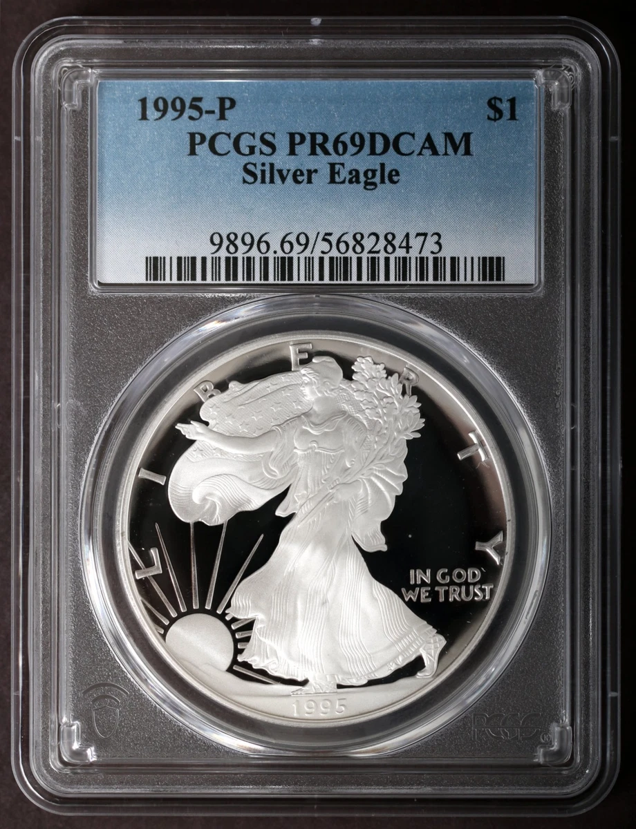 American Eagle PR 69 Graded 1995 Silver Bullion Coins for sale | eBay
