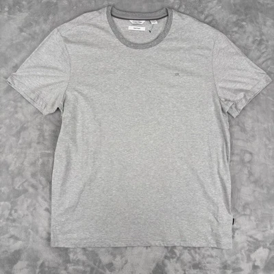 Мужская футболка Calvin Klein Liquid Touch в полоску с вырезом лодочкой короткий рукав размер XL - Изображение 1 из 4