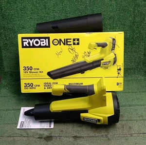 Ryobi ONE+ 18V 350CFM 100MPH Blower Kit PCLLB01K- NEW Open Box, TOOL ONLY *READ* - Picture 1 of 9