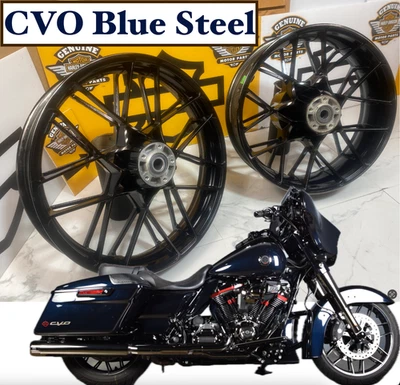 Ruedas fugitivas originales Harley Touring CVO 09-25 19x3,5 delanteras 18x5 traseras OEM Foto 1 de 4