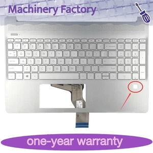 Neu für 15-DY HP 15-EF 15s-eq Handauflage (ohne Hintergrundbeleuchtung) Tastatur mit UVP L63578-001 - Bild 1 von 2