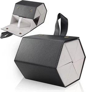 Sunglass & Eyeglass Organizer 5-6 Slot PU Storage Case Hanging Display Box - Picture 1 of 4