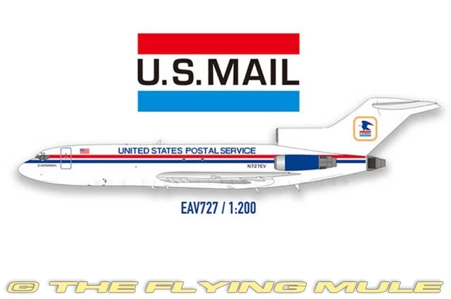 El Aviador 1:200 727-100 USPS - Image 1 of 1