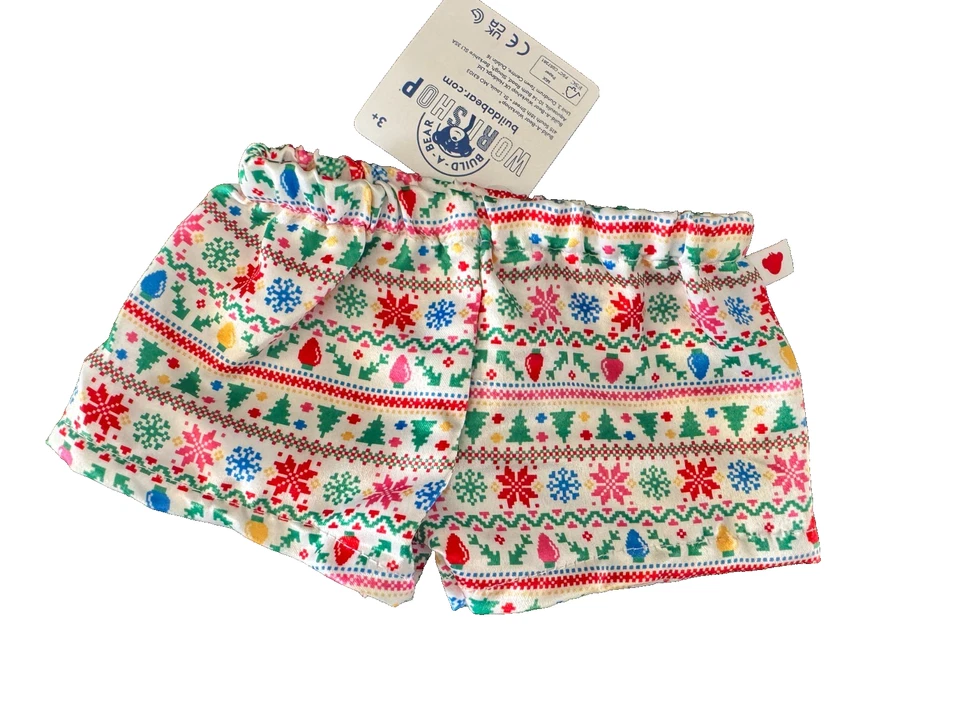 Ropa de tamaño completo Build a Bear - Ropa interior boxers de hadas navideñas - NUEVA Foto 1 de 1