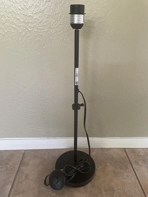 Lámpara de pie japonesa de papel de arroz IKEA DUDERO 15621 base solo luz de linterna negra Foto 1 de 4