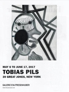 Pubblicità stampa TOBIAS PILS mostra galleria d'arte 2017 - Foto 1 di 1
