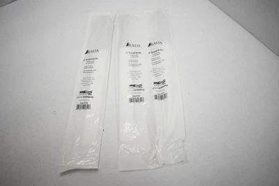 Juego de 3 cuchillas dentadas de acero inoxidable cuchillo pan 8" Rada Cutlery Hecho en EE. UU. Foto 1 de 4