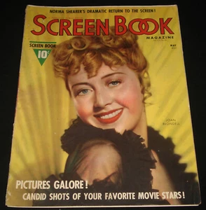 LIBRO DE PANTALLA MAG 1938 JOAN BLONDELL DEANNA DURBIN BASIL RATHBONE IRENE DUNN - Imagen 1 de 6