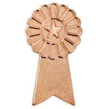 PinMart's Bronze Plated 3rd Place Award Ribbon Lapel Pin