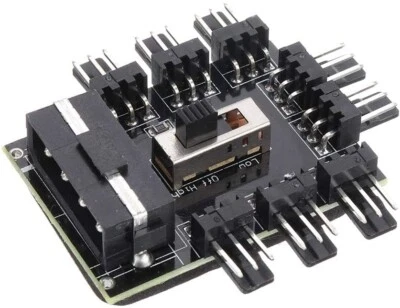 8 Way Fan Splitter Controller Hub 3-pin with Molex connection - Image 1 of 4
