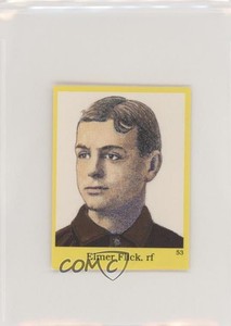 1989 The Official Hall of Fame Fun & Fact Sticker Book Stickers Elmer Flick HOF