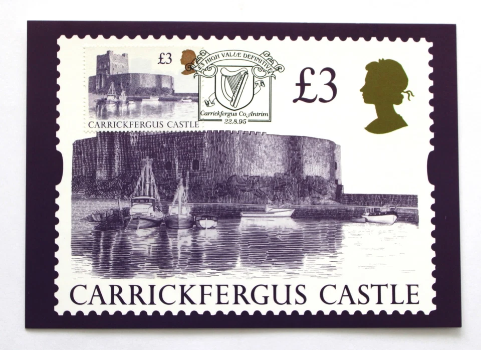 1995 £3 HIGH DEFINITIVE 22/8/95 BENHAM FDI TO FRONT PHQ CARD WITH SHS. - Image 1 of 2