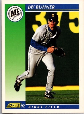 1992 Score Baseball - #64 Jay Buhner - Image 1 of 2