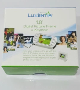 NEW LUXENTIA 1.8" DIGITAL PICTURE FRAME DPF080WBW - Picture 1 of 1