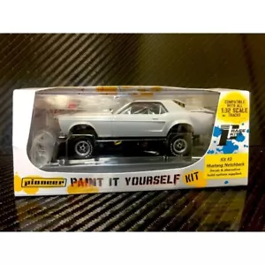 Pioneer 1968 Mustang Notchback Race Car DPR Paintable PIY 1/32 Slot Car KIT 3 - Picture 1 of 3