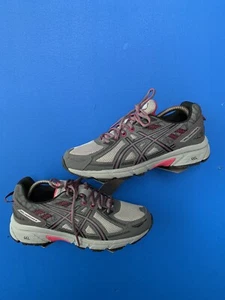 Asics Womens Gel Venture 6 T7G6N Black Pink Running Shoes Sneakers Size 9.5 - Picture 1 of 6