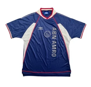 AJAX AMSTERDAM 1999/00 UMBRO Away Football Shirt L 90s Vintage Soccer Jersey - Picture 1 of 8
