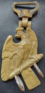 ✚11625✚ German Prussian WW1 bronzed eagle drum hook hanger Adler Trommelhaken