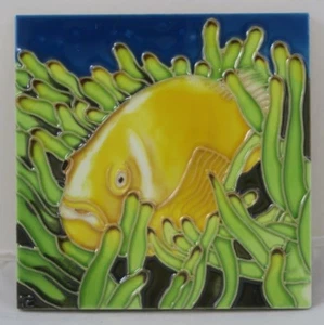 Australian Yellow Tip Clown fish wall art hang indoor/ outdoor - Garden plaque - Bild 1 von 2