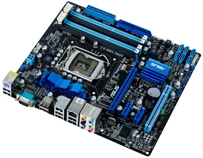 Mainboards ASUS P7P55-M Intel P55 LGA1156 DDR3 Pcie PCI - Immagine 1 di 2