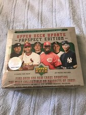 2005 Upper Deck Update Baseball Prospect Edition SEALED HOBBY BOX (24 PK/5 cards