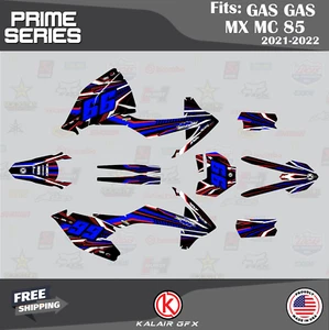Kit Gráficos para GASGAS MC85 MC 85 2021 2022 2023 Prime Series - Azul - Imagen 1 de 6