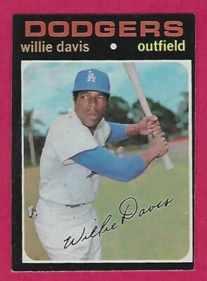1971 Topps - #585 Willie Davis  - Image 1 of 2
