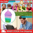 Milk Tea Cup Push Bubble Fidget Sensory Anti Stress Toys Rainbow Macaron