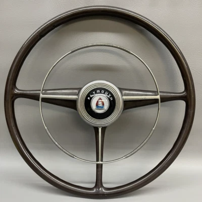 Volante Plymouth P15 Special Deluxe 1946-1948 original OEM Foto 1 de 4