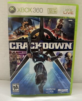 Crackdown (Microsoft Xbox 360, 2007) w/ Poster Only — No Manual — TESTED - Image 1 of 4